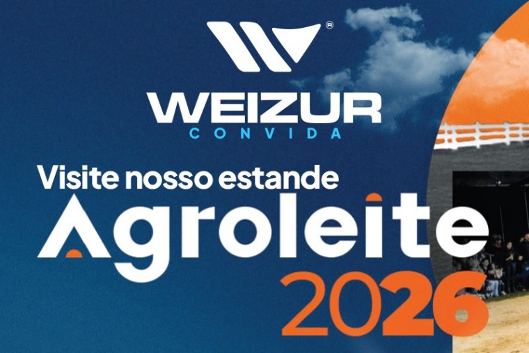 Visite o estande Weizur Brasil na Agroleite 2026