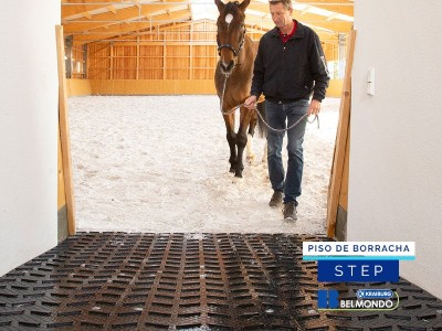 Piso de Borracha para Equinos Belmondo Step 4
