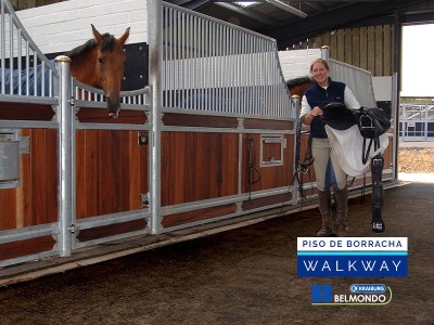 Piso de Borracha para Equinos Belmondo Walkway 5